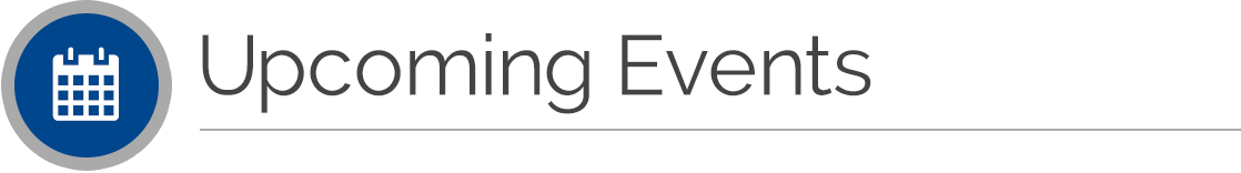 Upcoming Events Upcoming Events